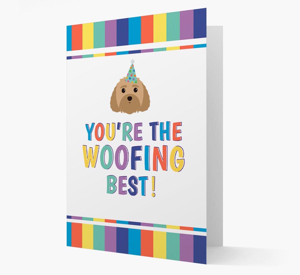 'You're the Woofing Best' Card with {breedFullName} Icon