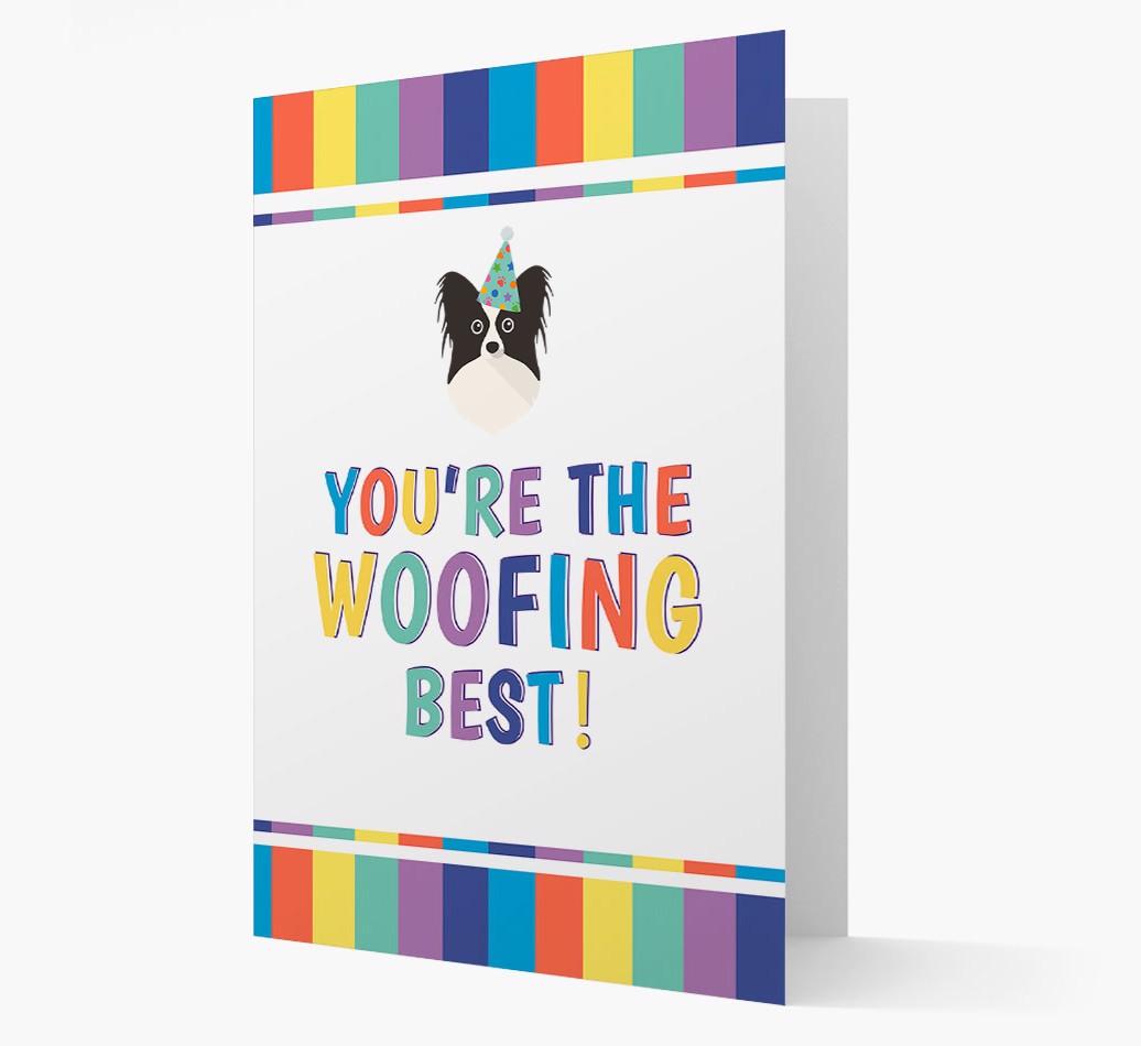 'You're the Woofing Best' Card with {breedFullName} Icon