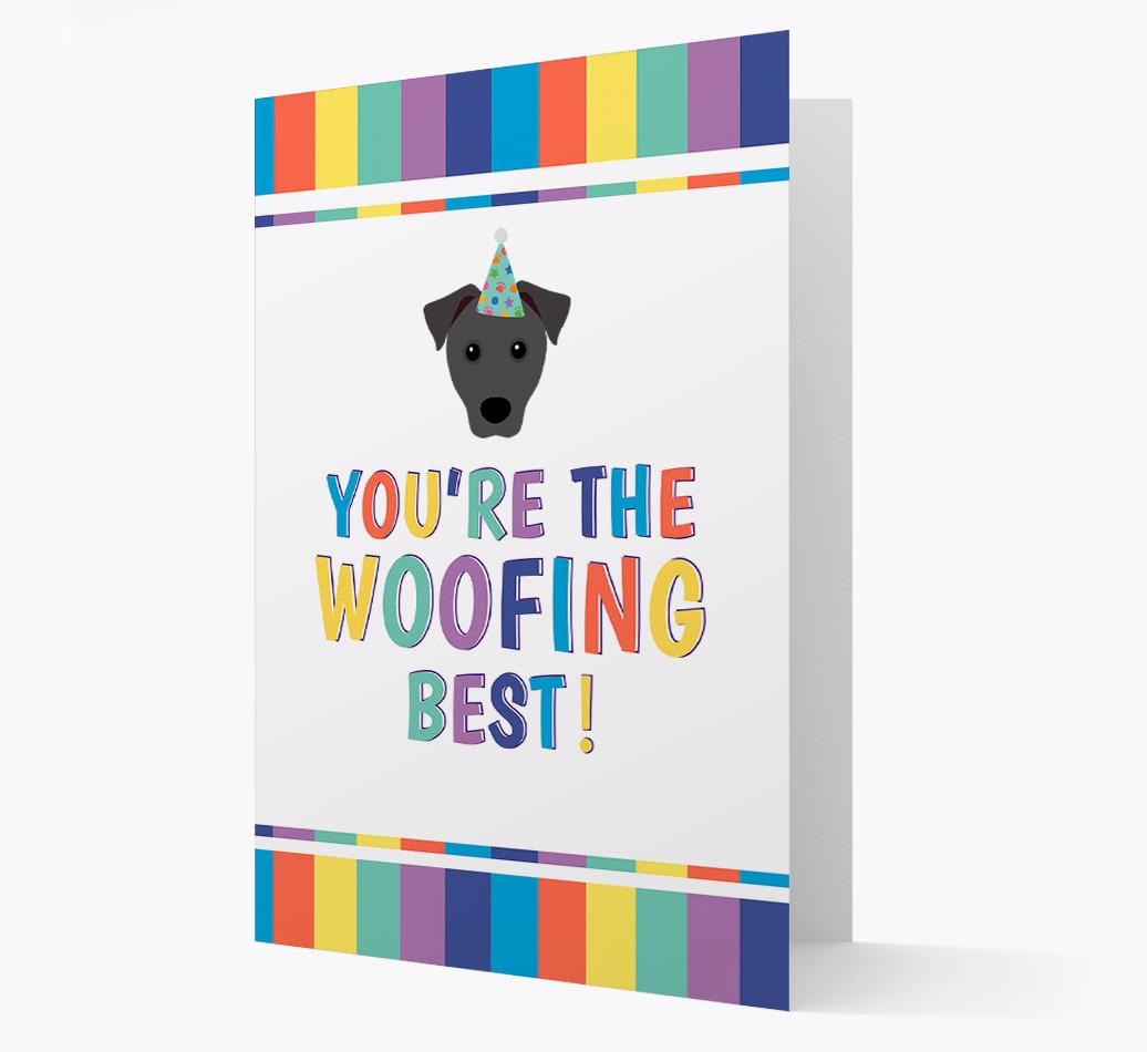 'You're the Woofing Best' Card with {breedFullName} Icon