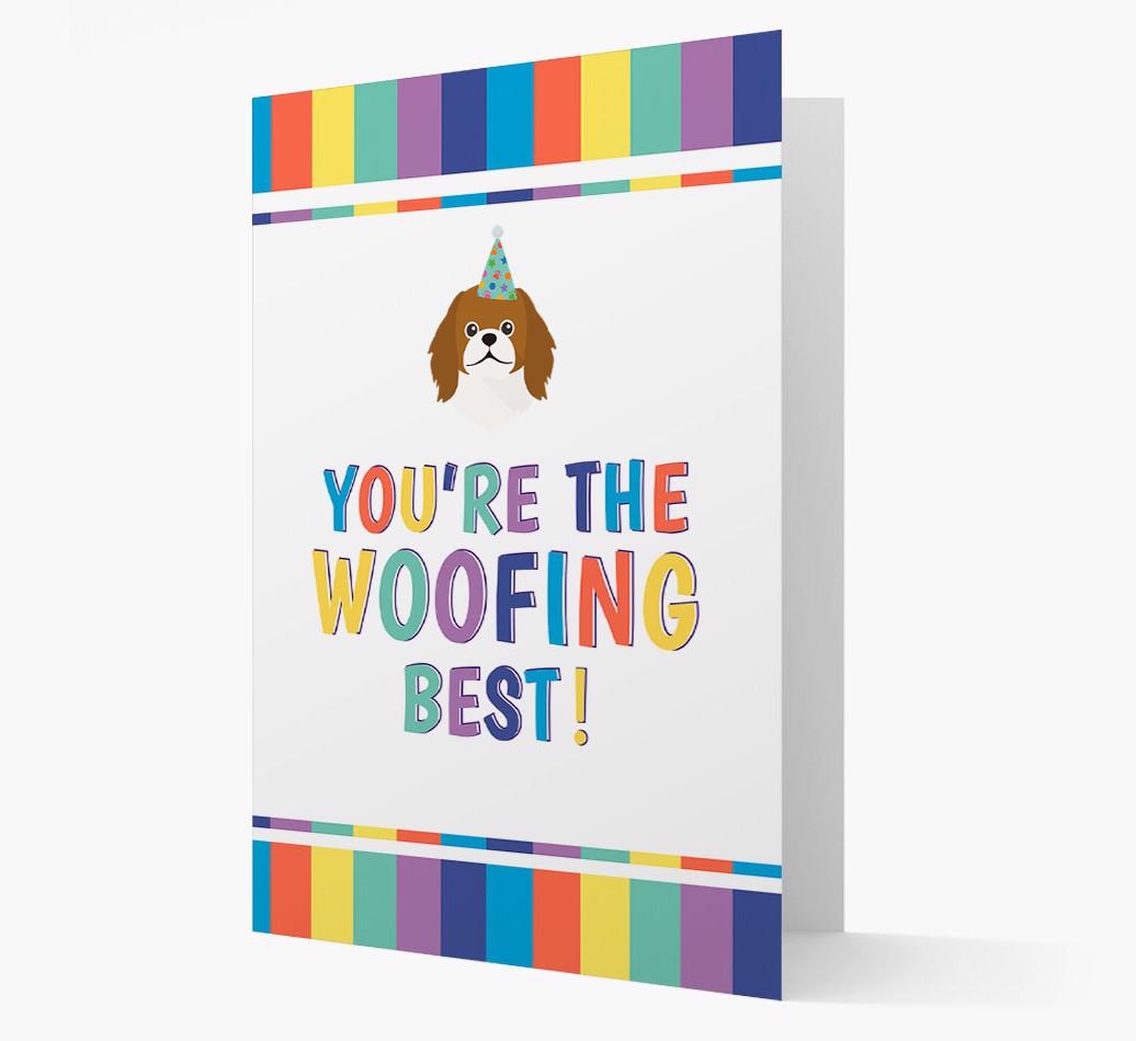 'You're the Woofing Best' Card with {breedFullName} Icon