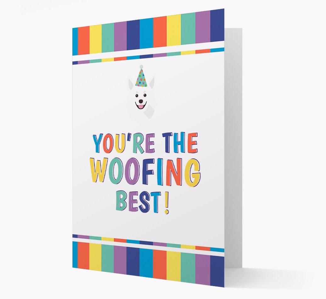 'You're the Woofing Best' Card with {breedFullName} Icon
