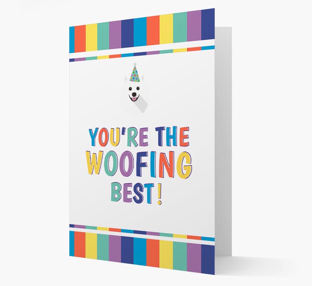 'You're the Woofing Best' Card with {breedFullName} Icon
