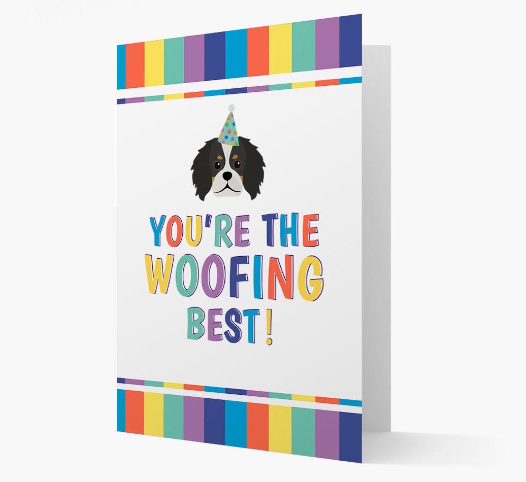'You're the Woofing Best' Card with {breedFullName} Icon