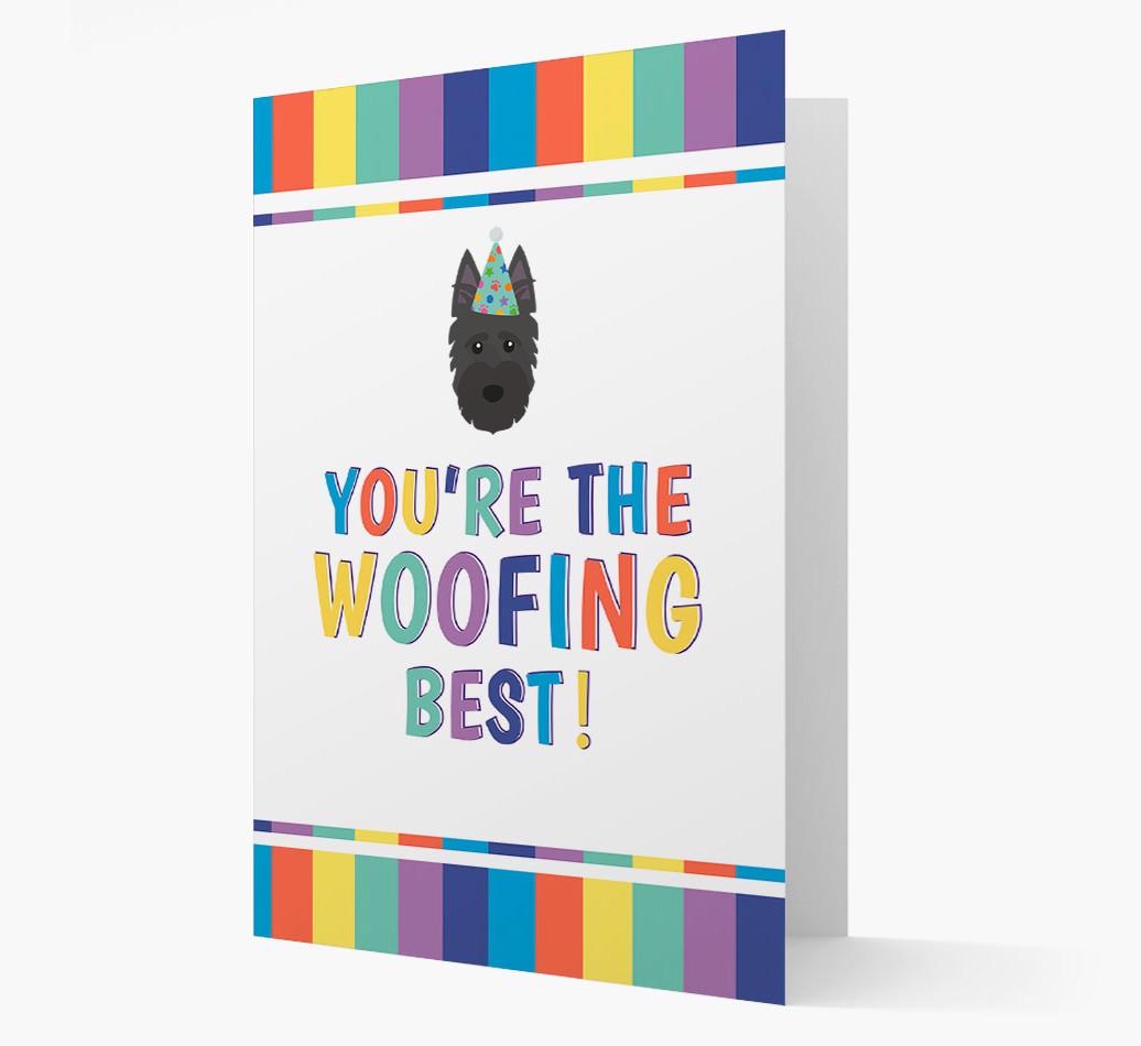 'You're the Woofing Best' Card with {breedFullName} Icon