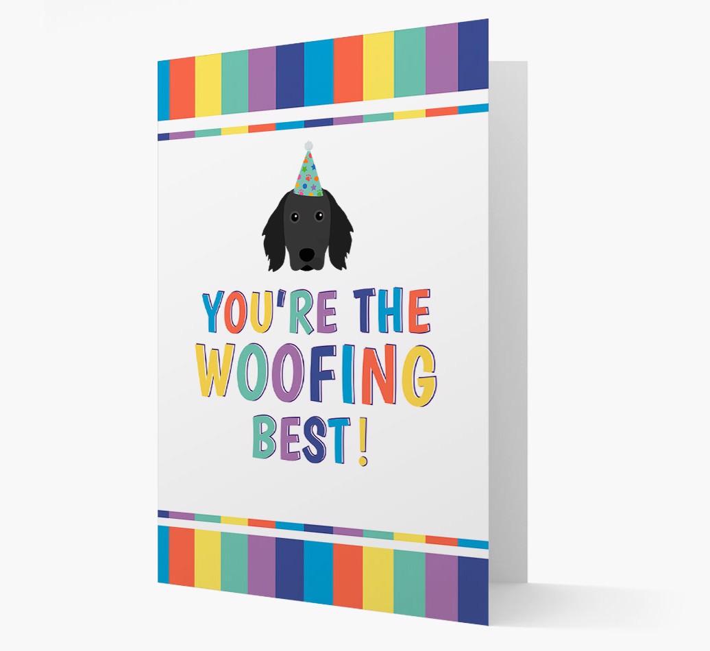 'You're the Woofing Best' Card with {breedFullName} Icon