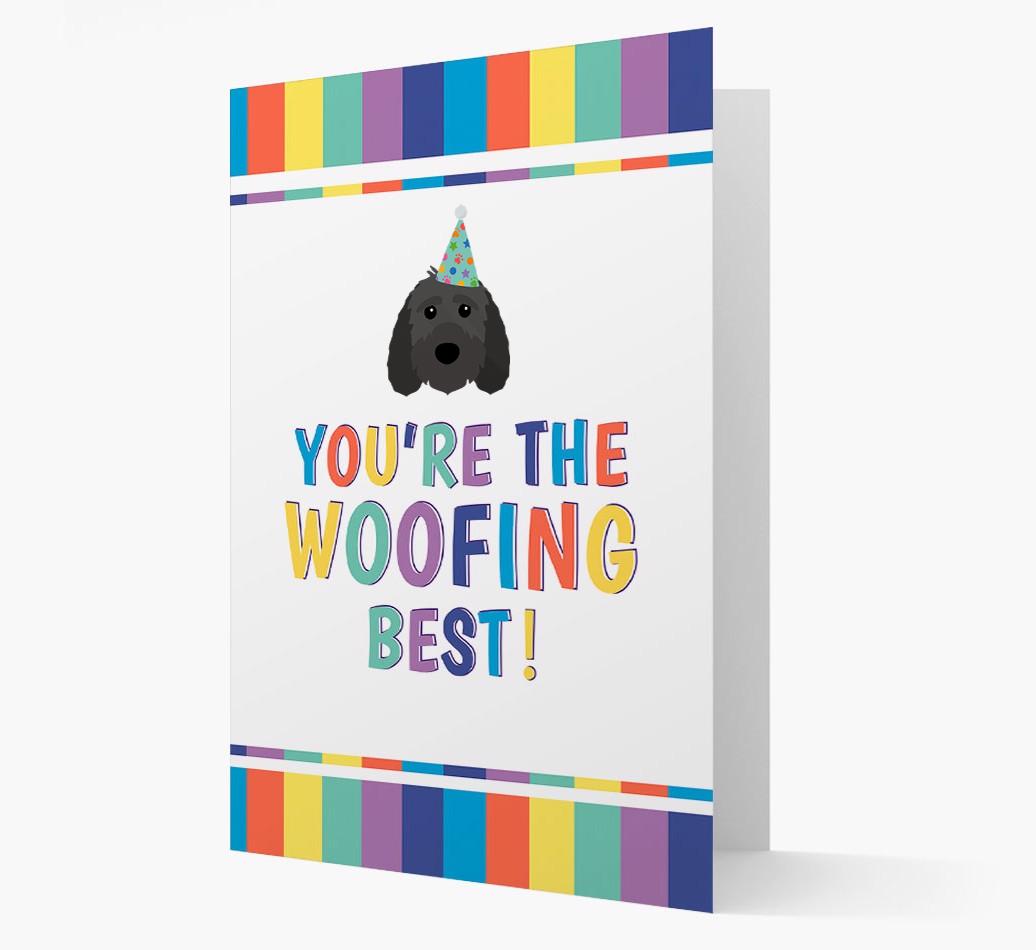 'You're the Woofing Best' Card with {breedFullName} Icon