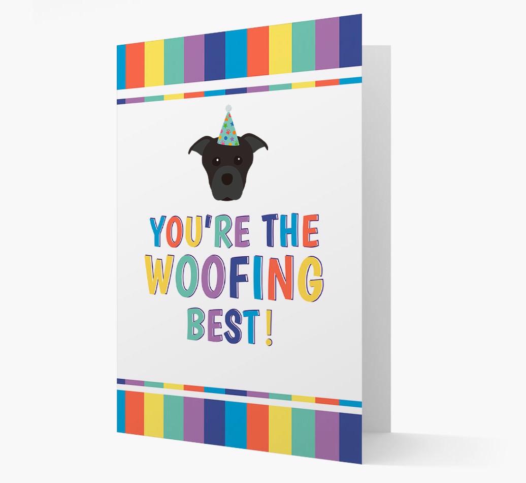 'You're the Woofing Best' Card with {breedFullName} Icon