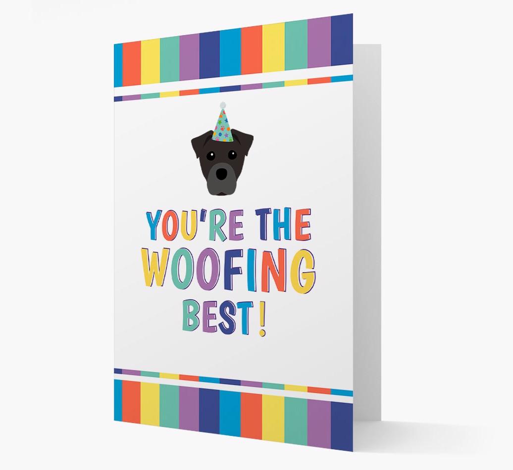 'You're the Woofing Best' Card with {breedFullName} Icon