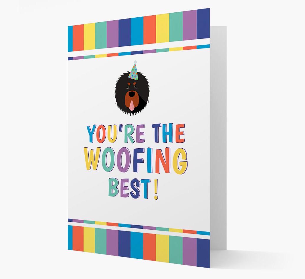'You're the Woofing Best' Card with {breedFullName} Icon