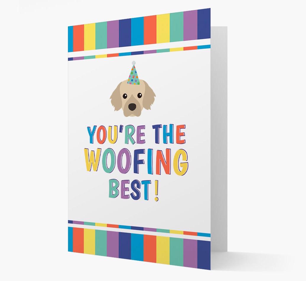 'You're the Woofing Best' Card with {breedFullName} Icon