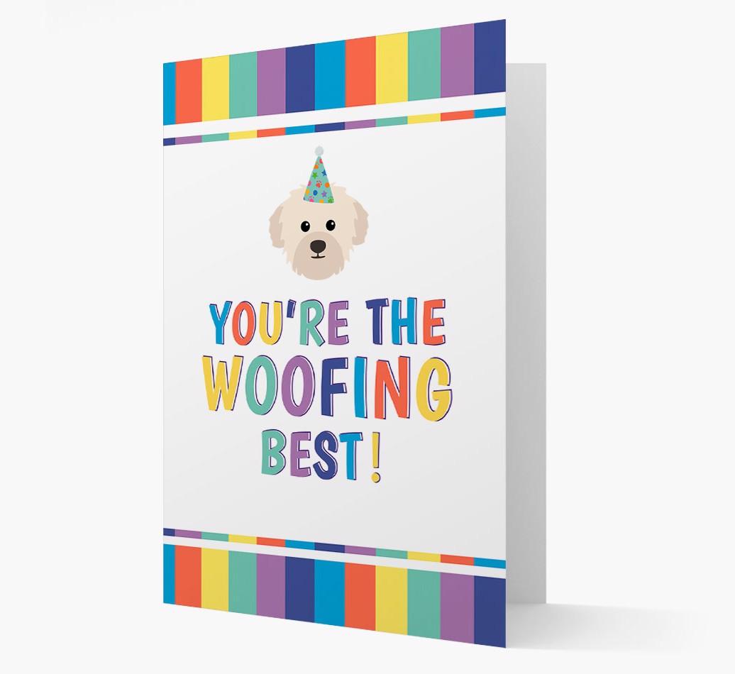 'You're the Woofing Best' Card with {breedFullName} Icon