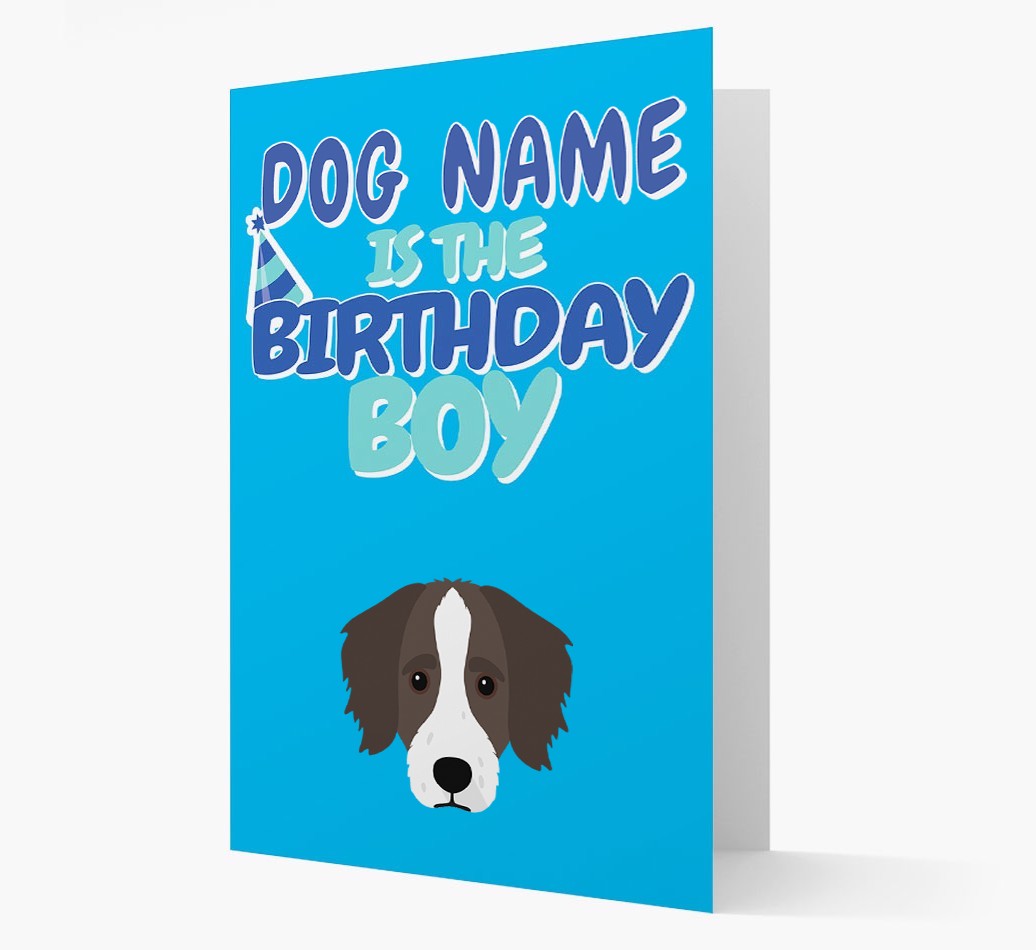 'Birthday Boy' Card with {breedFullName} Icon