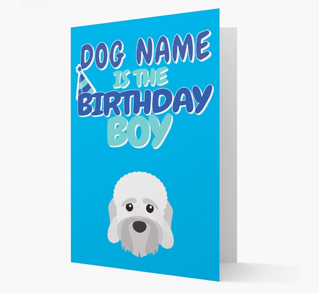 'Birthday Boy' Card with {breedFullName} Icon