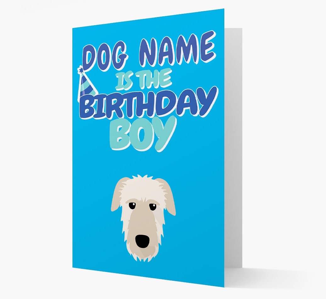 'Birthday Boy' Card with {breedFullName} Icon