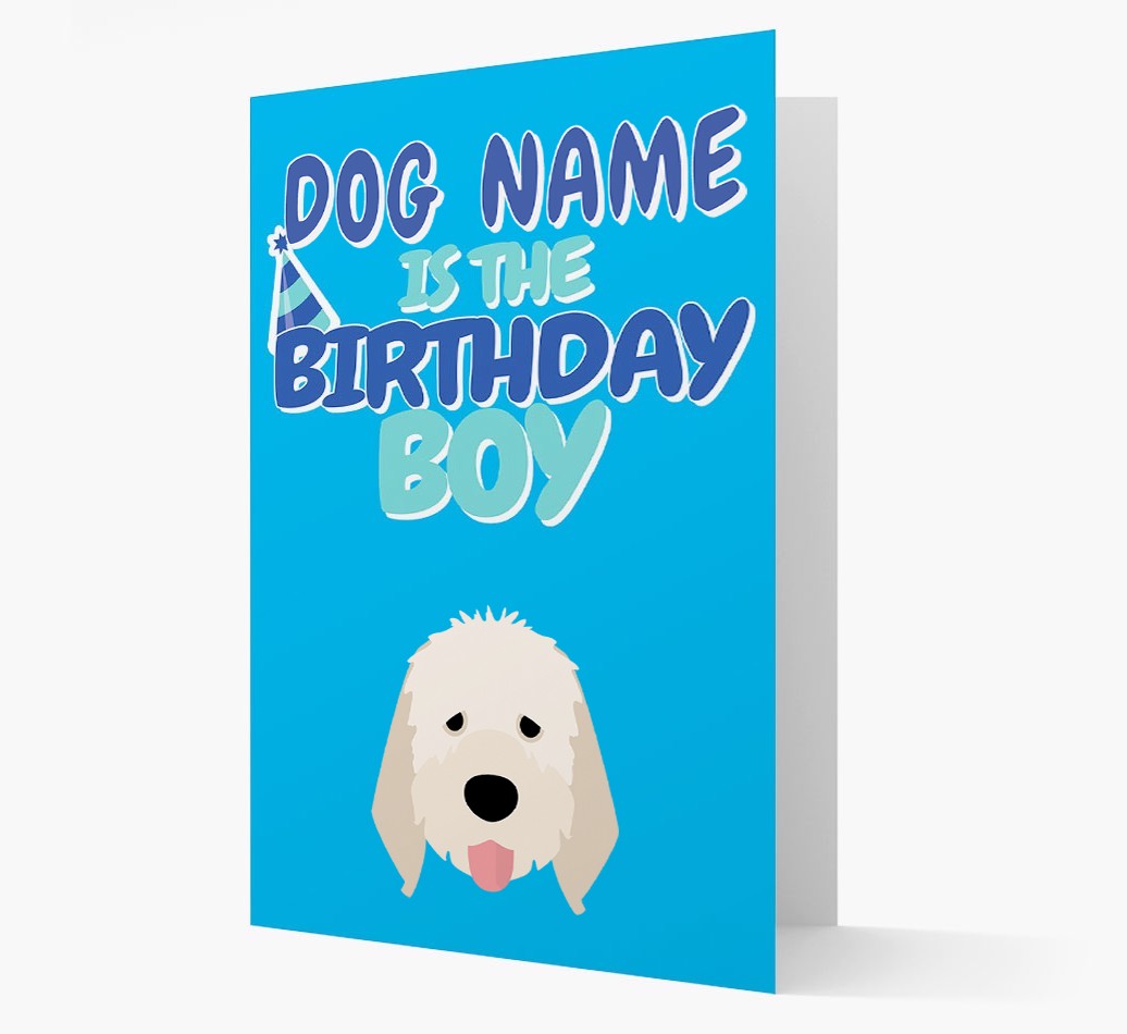 'Birthday Boy' Card with {breedFullName} Icon