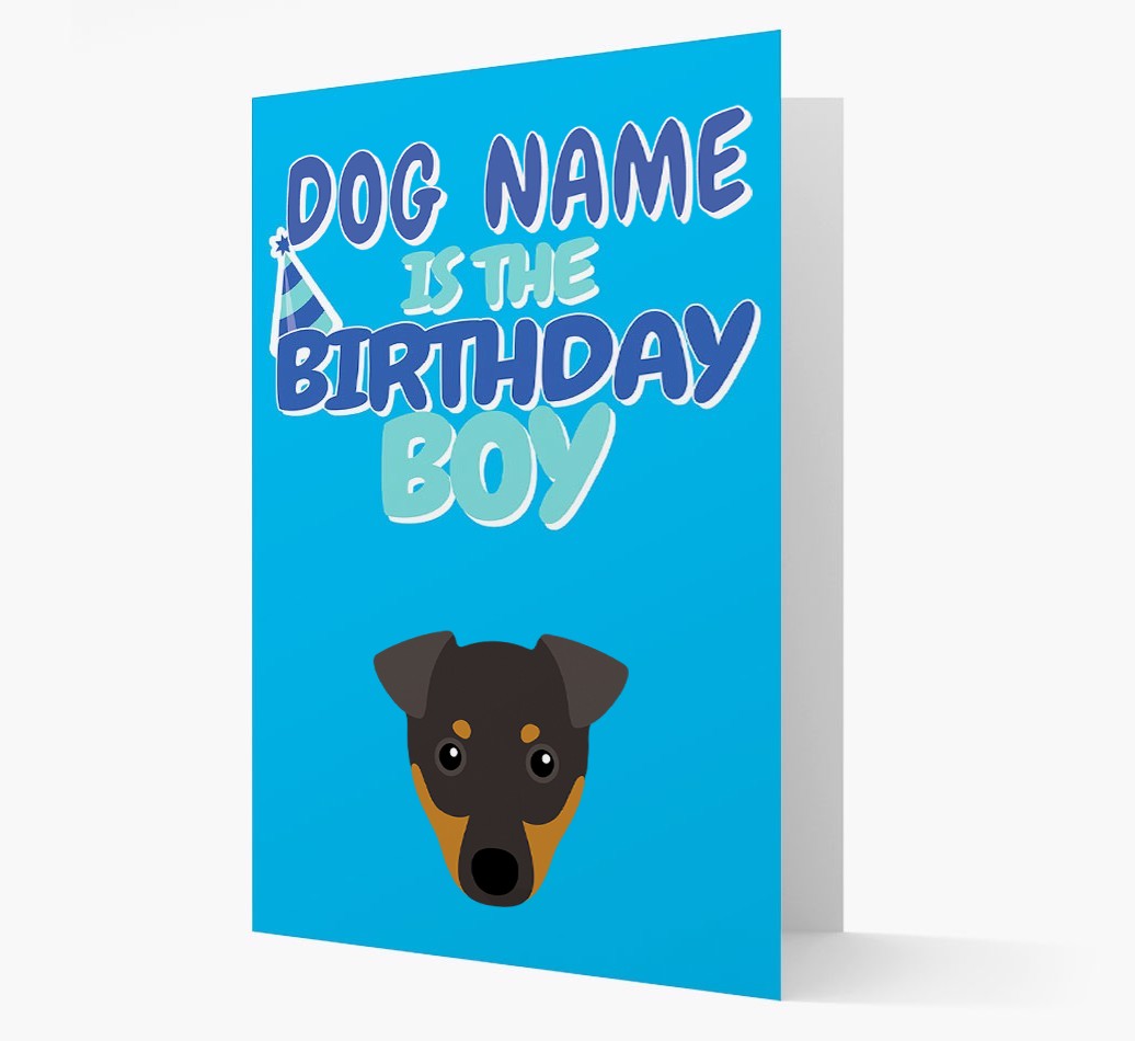 'Birthday Boy' Card with {breedFullName} Icon
