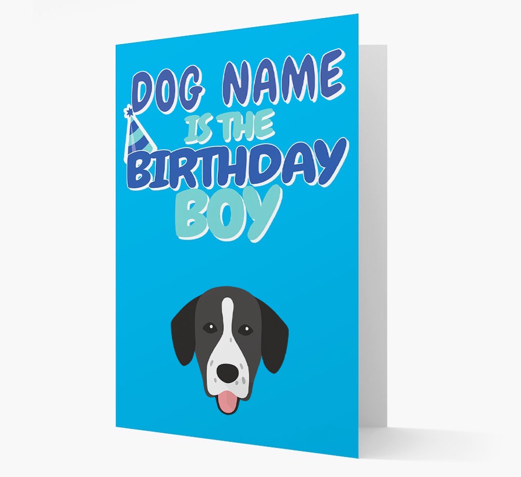 'Birthday Boy' Card with {breedFullName} Icon