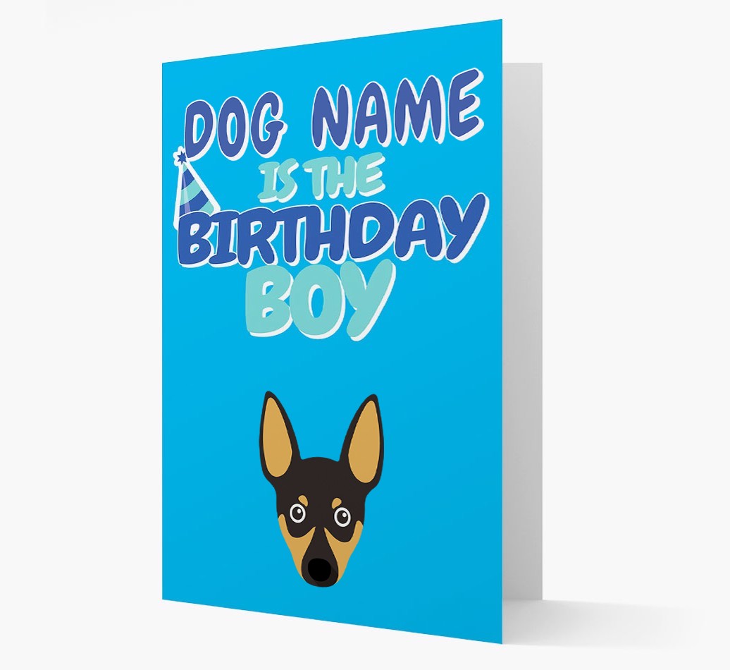 'Birthday Boy' Card with {breedFullName} Icon