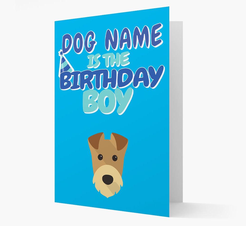 'Birthday Boy' Card with {breedFullName} Icon