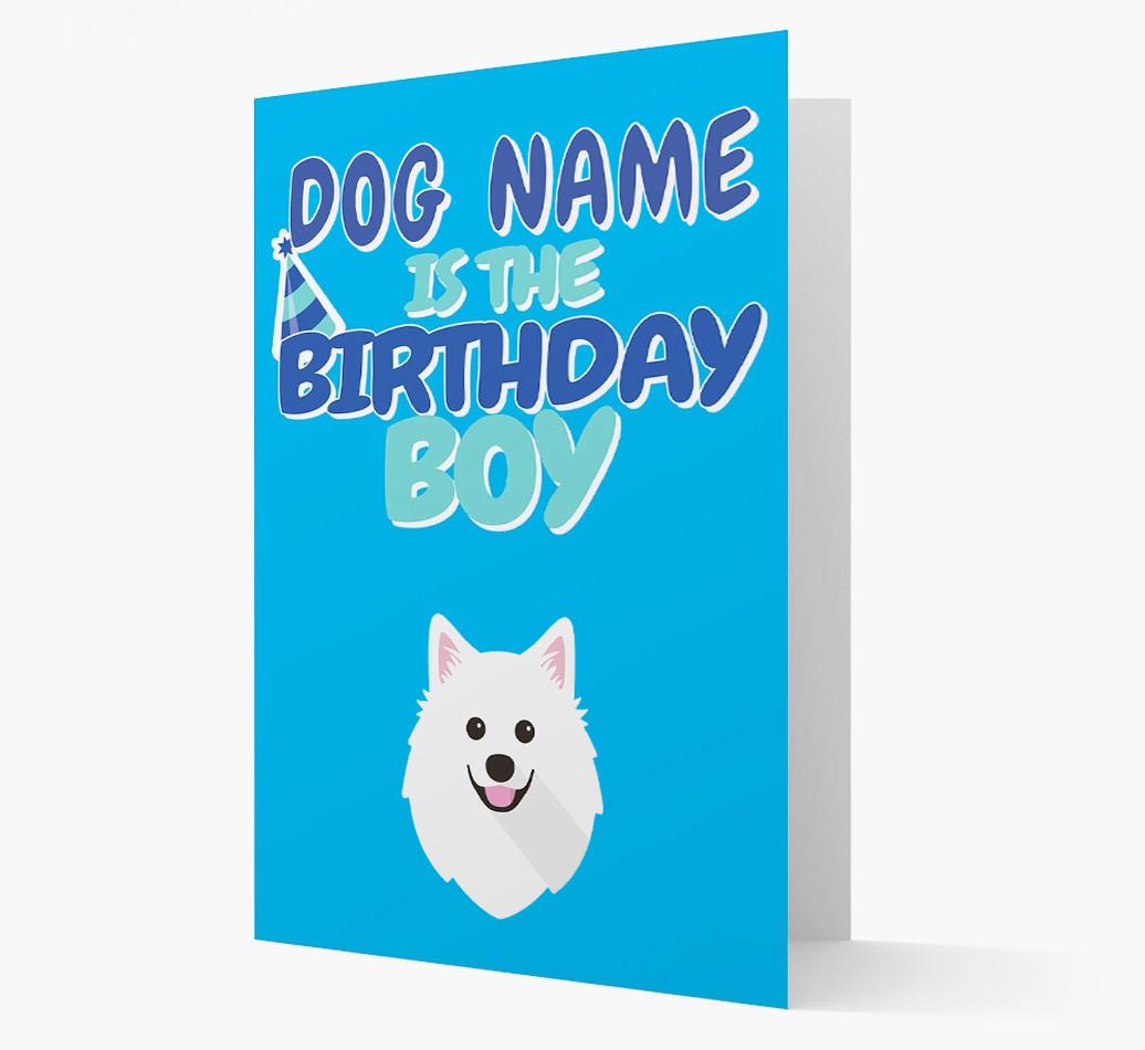 'Birthday Boy' Card with {breedFullName} Icon