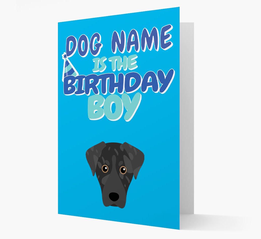 'Birthday Boy' Card with {breedFullName} Icon