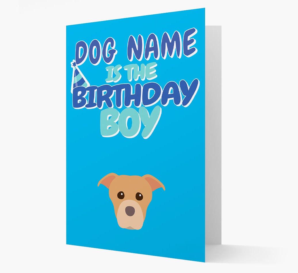 'Birthday Boy' Card with {breedFullName} Icon