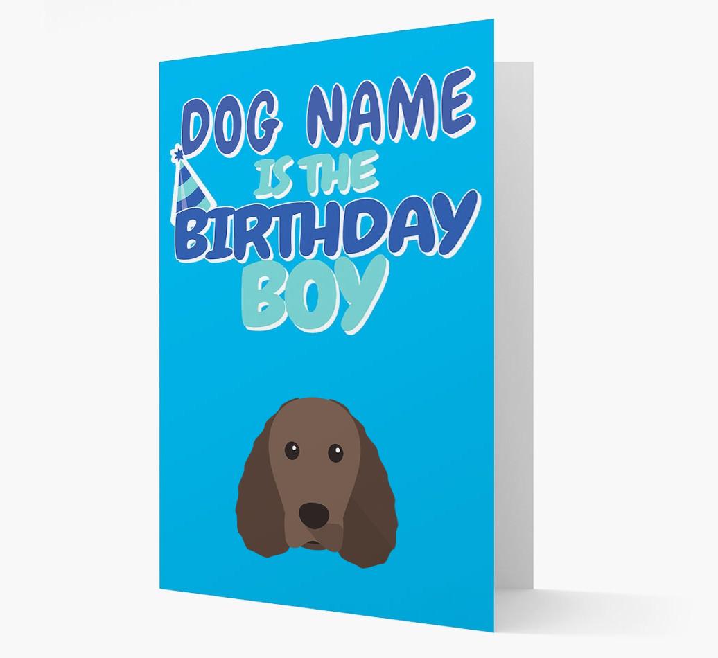'Birthday Boy' Card with {breedFullName} Icon