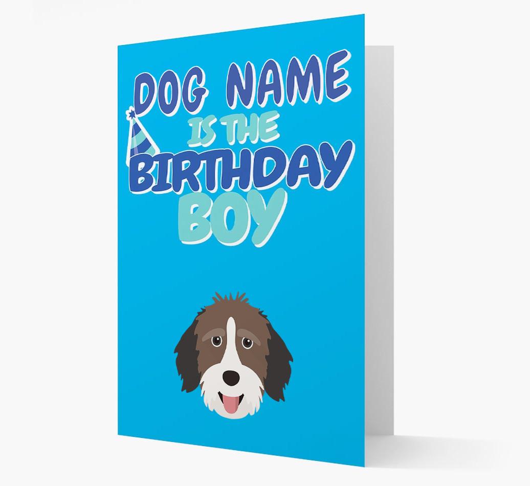 'Birthday Boy' Card with {breedFullName} Icon