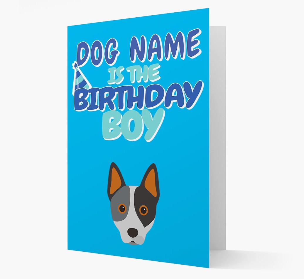 'Birthday Boy' Card with {breedFullName} Icon