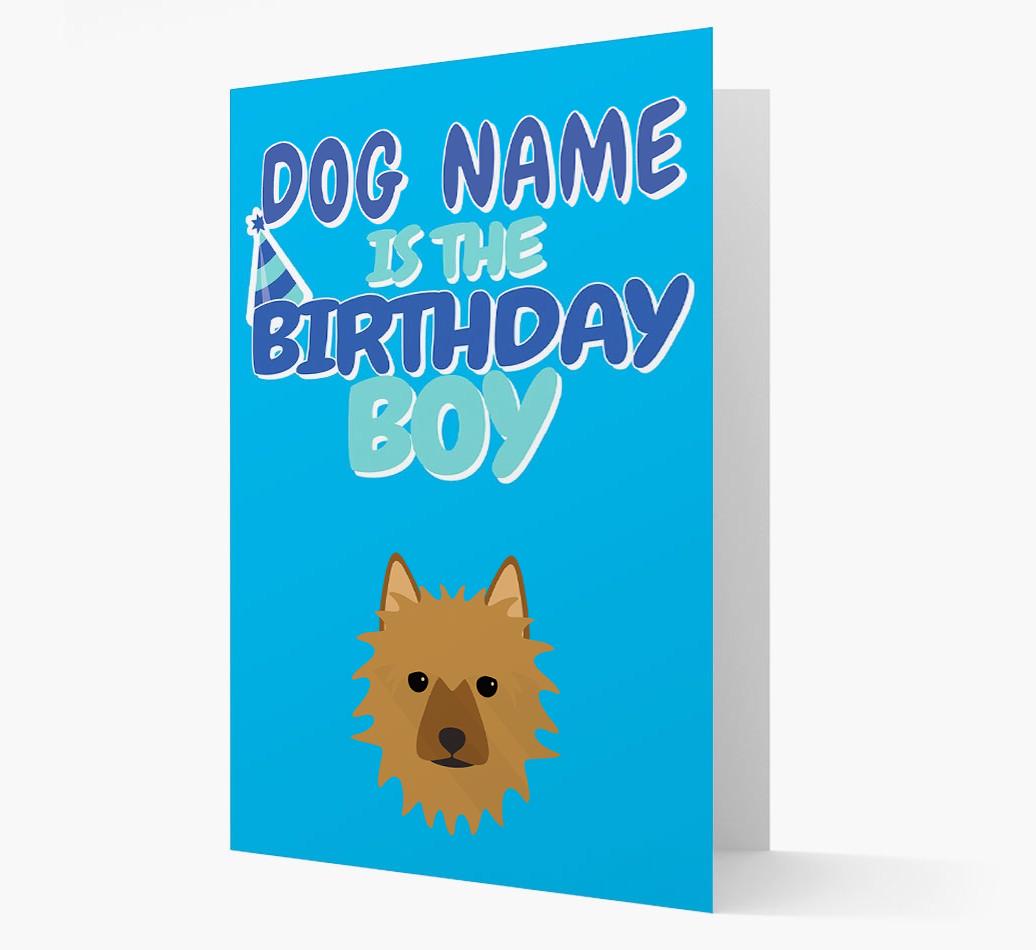 'Birthday Boy' Card with {breedFullName} Icon