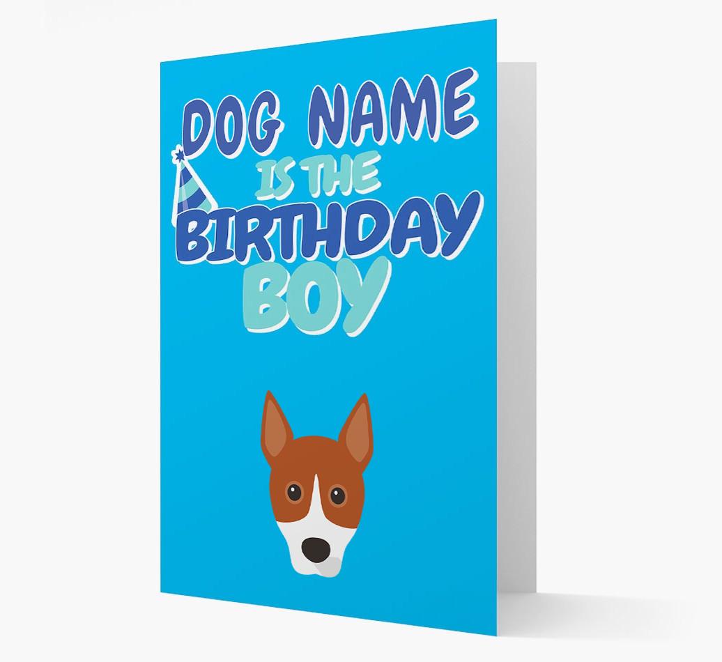 'Birthday Boy' Card with {breedFullName} Icon
