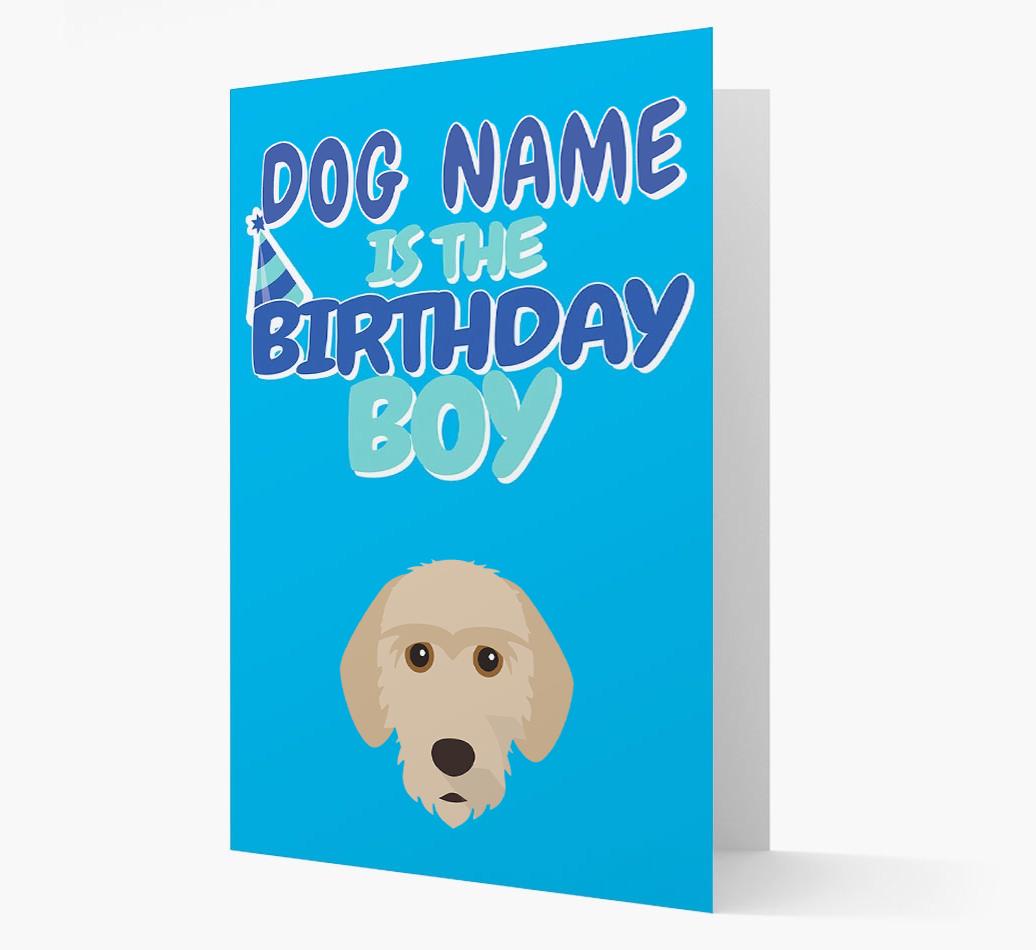 'Birthday Boy' Card with {breedFullName} Icon