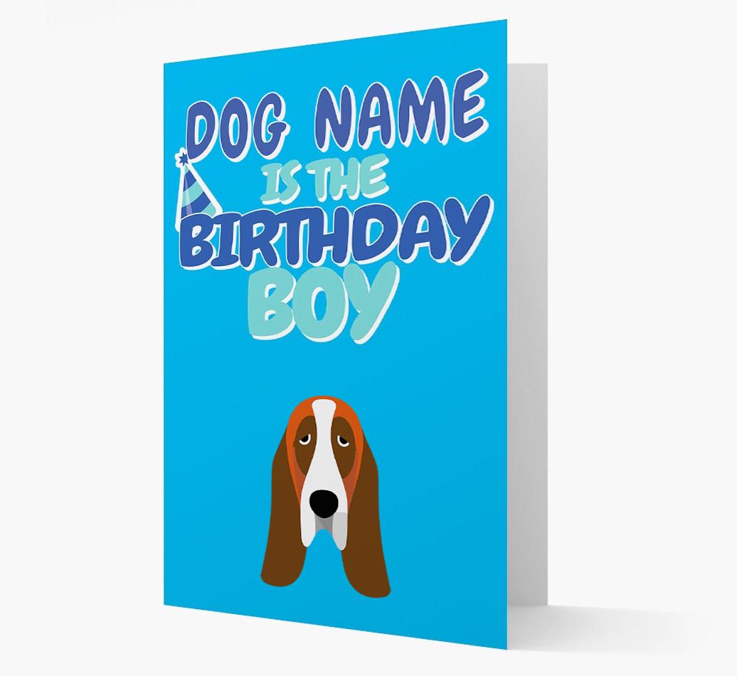 'Birthday Boy' Card with {breedFullName} Icon