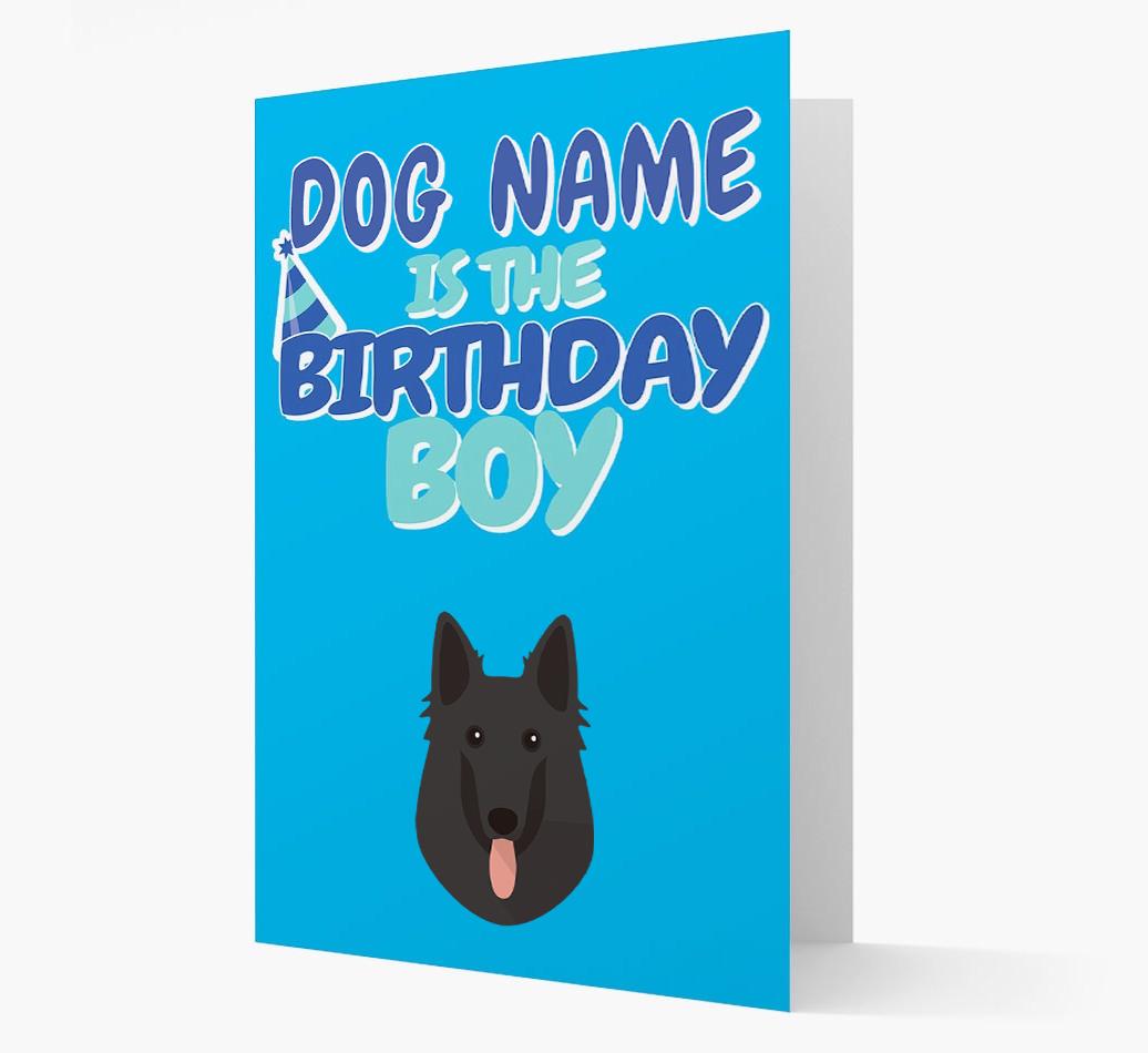 'Birthday Boy' Card with {breedFullName} Icon