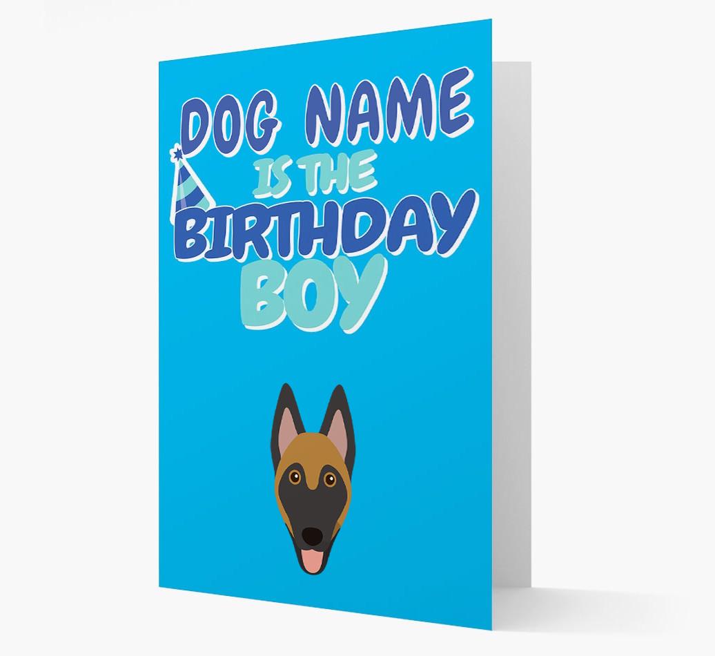 'Birthday Boy' Card with {breedFullName} Icon