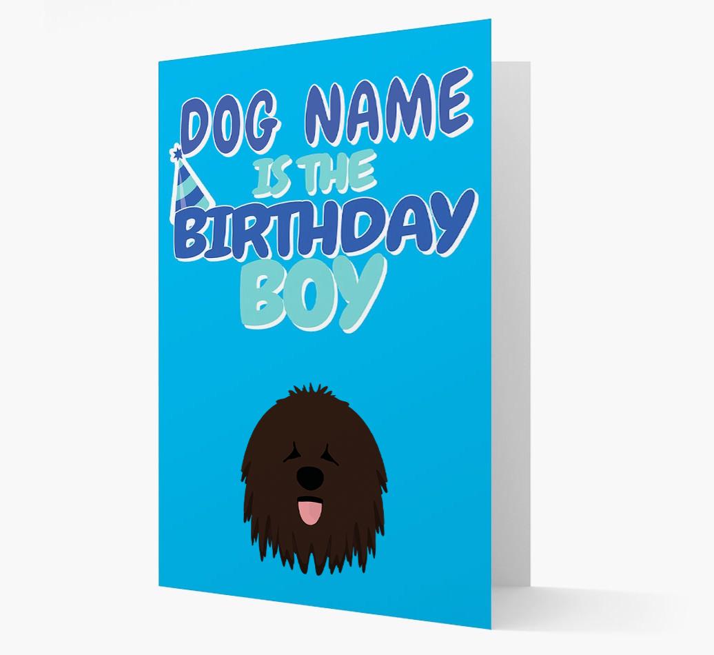 'Birthday Boy' Card with {breedFullName} Icon