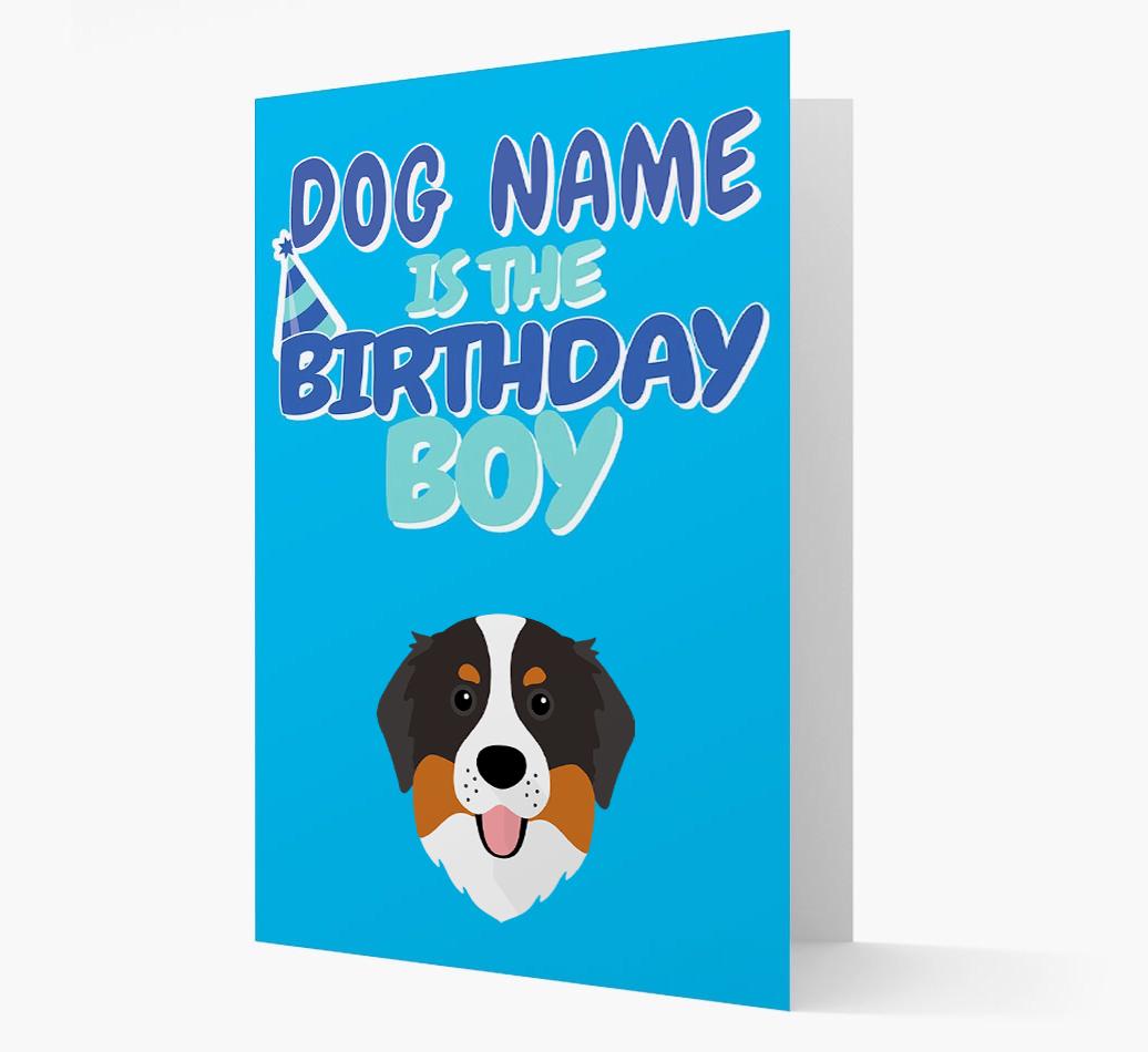 'Birthday Boy' Card with {breedFullName} Icon