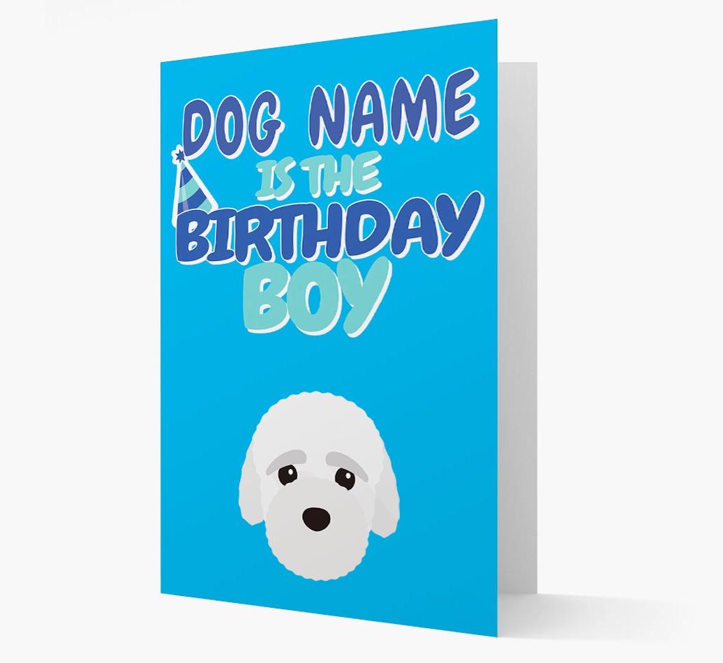 'Birthday Boy' Card with {breedFullName} Icon