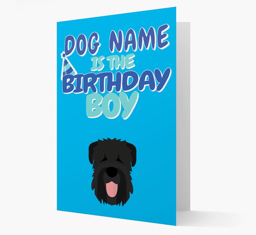 'Birthday Boy' Card with {breedFullName} Icon
