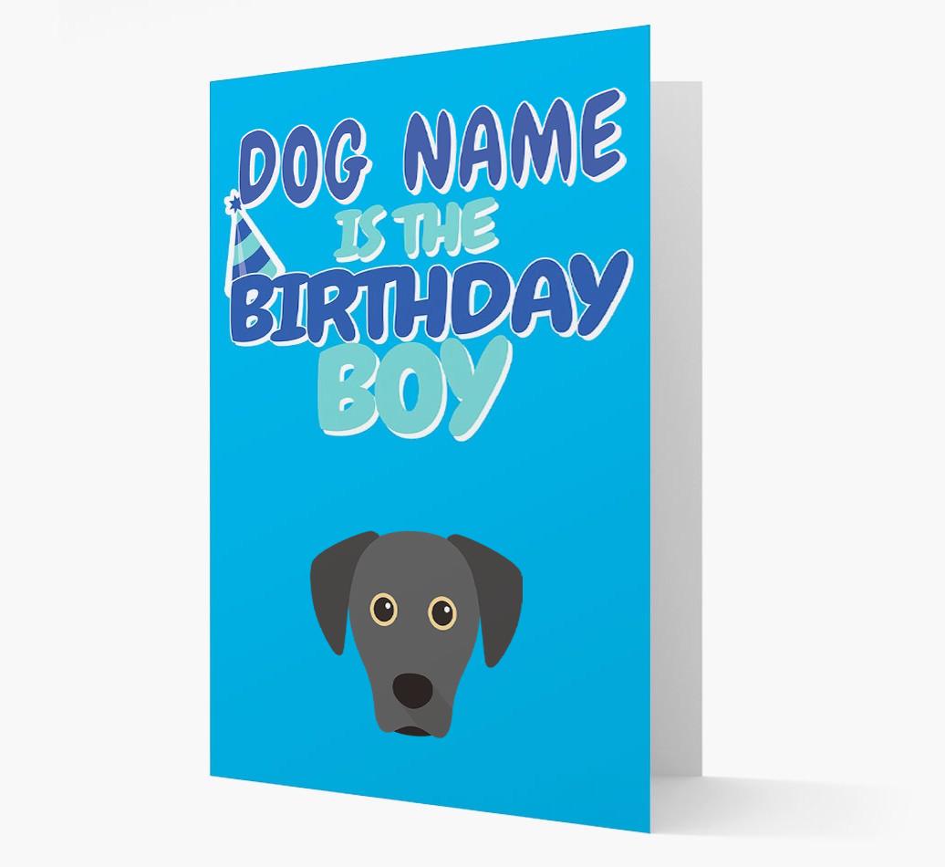 'Birthday Boy' Card with {breedFullName} Icon