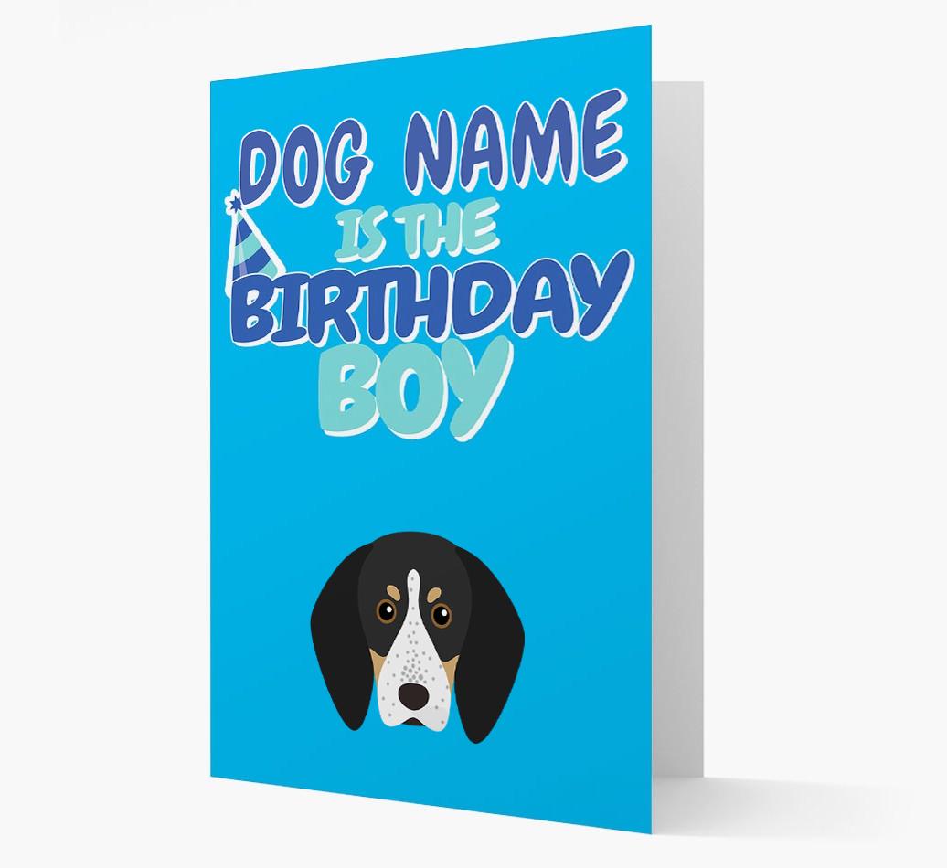 'Birthday Boy' Card with {breedFullName} Icon