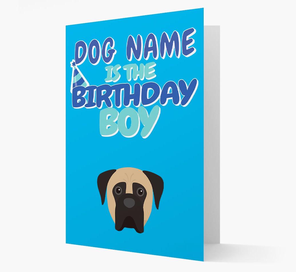 'Birthday Boy' Card with {breedFullName} Icon