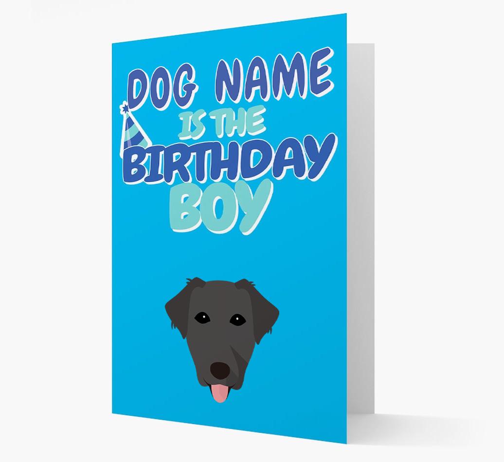 'Birthday Boy' Card with {breedFullName} Icon