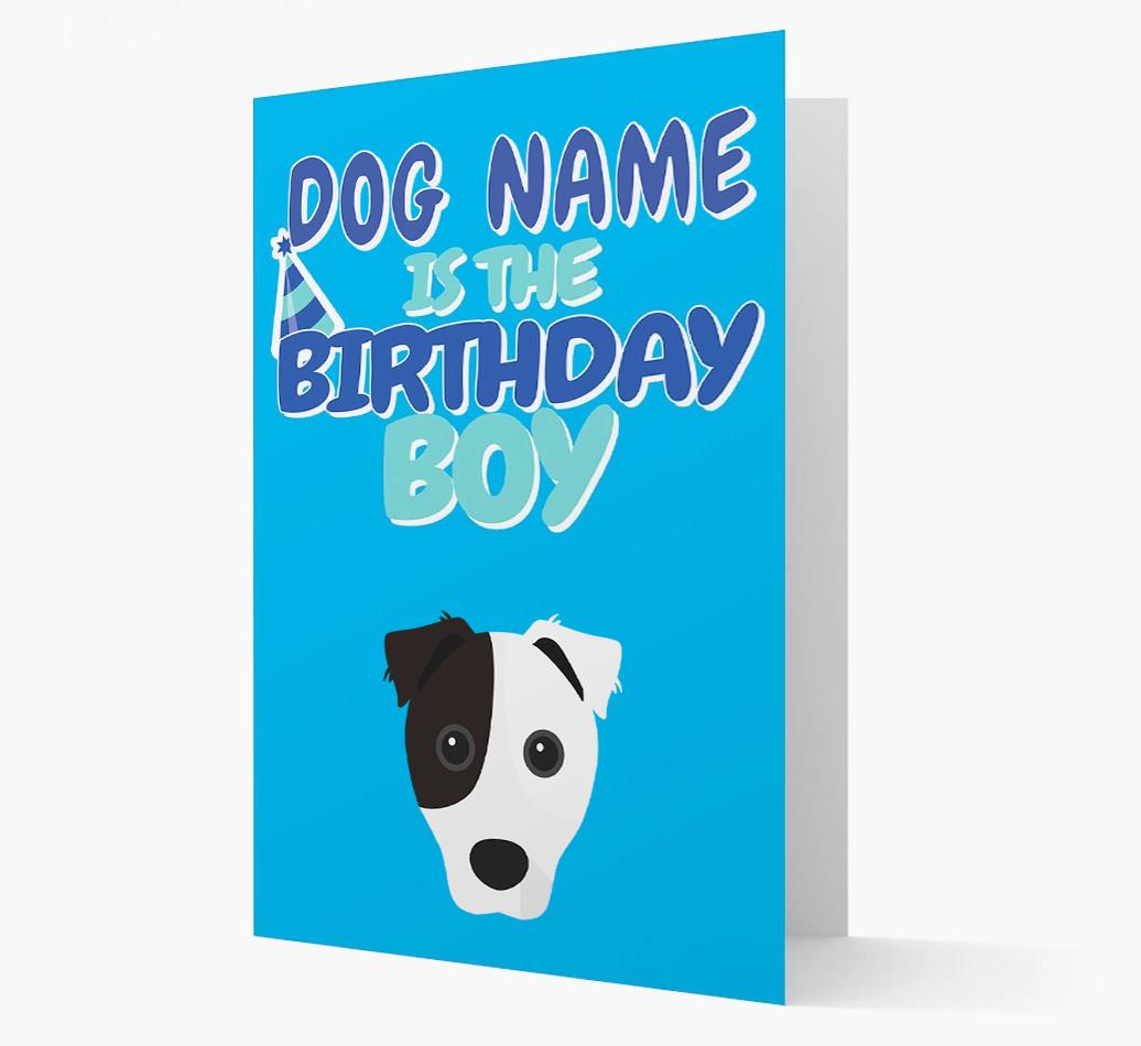 'Birthday Boy' Card with {breedFullName} Icon