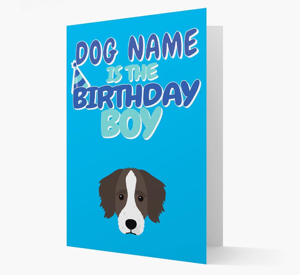 'Birthday Boy' Card with {breedFullName} Icon