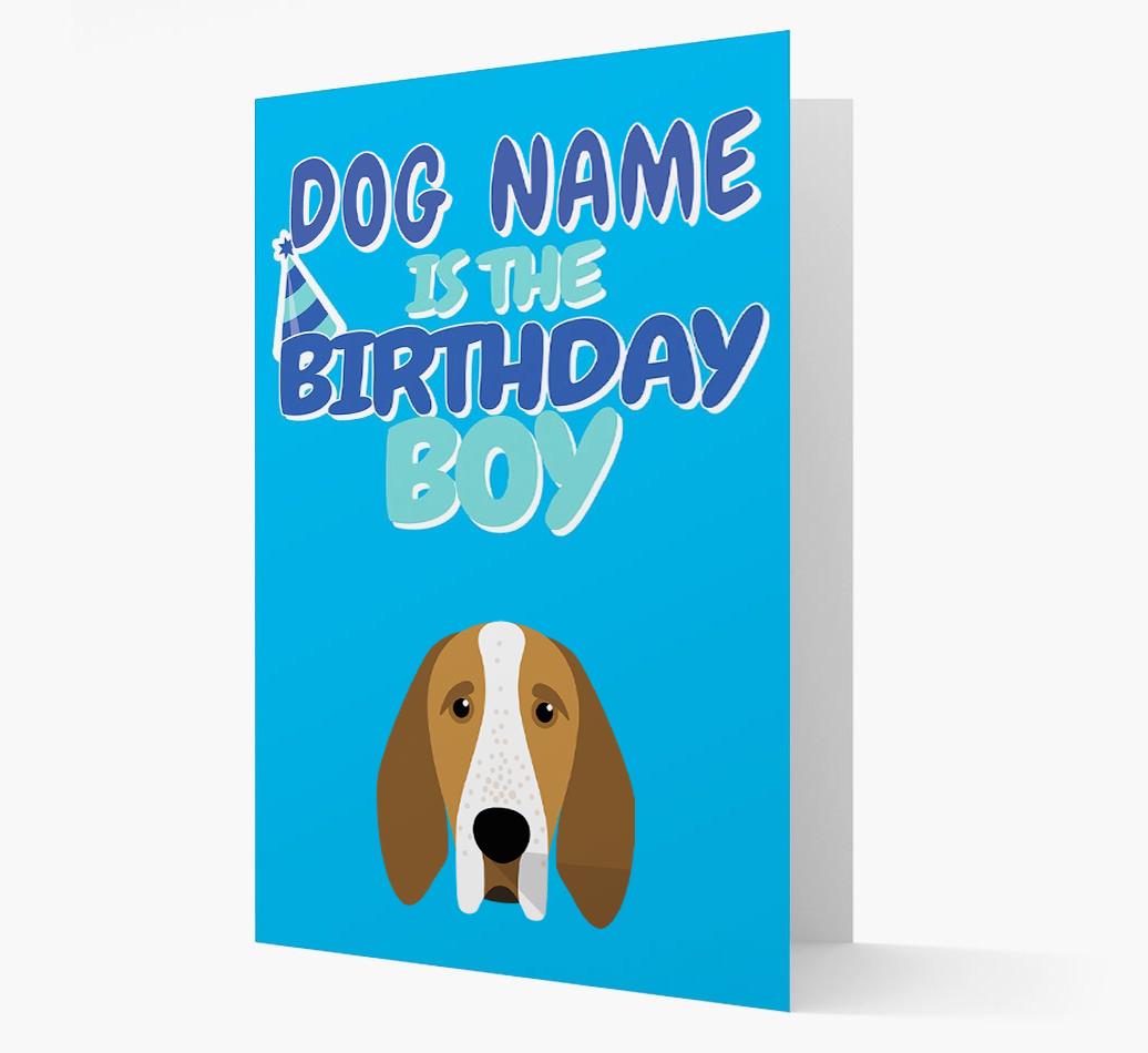 'Birthday Boy' Card with {breedFullName} Icon