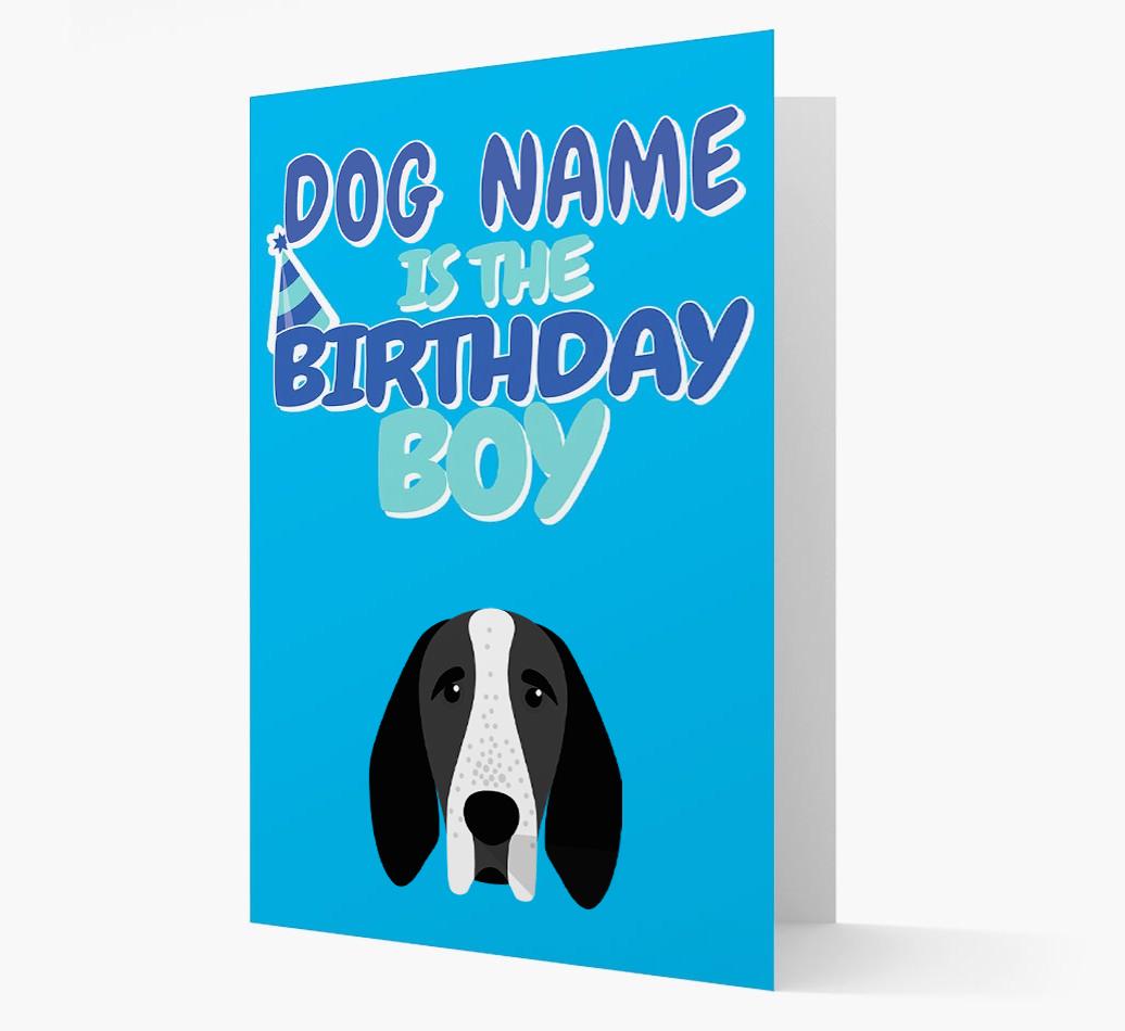 'Birthday Boy' Card with {breedFullName} Icon