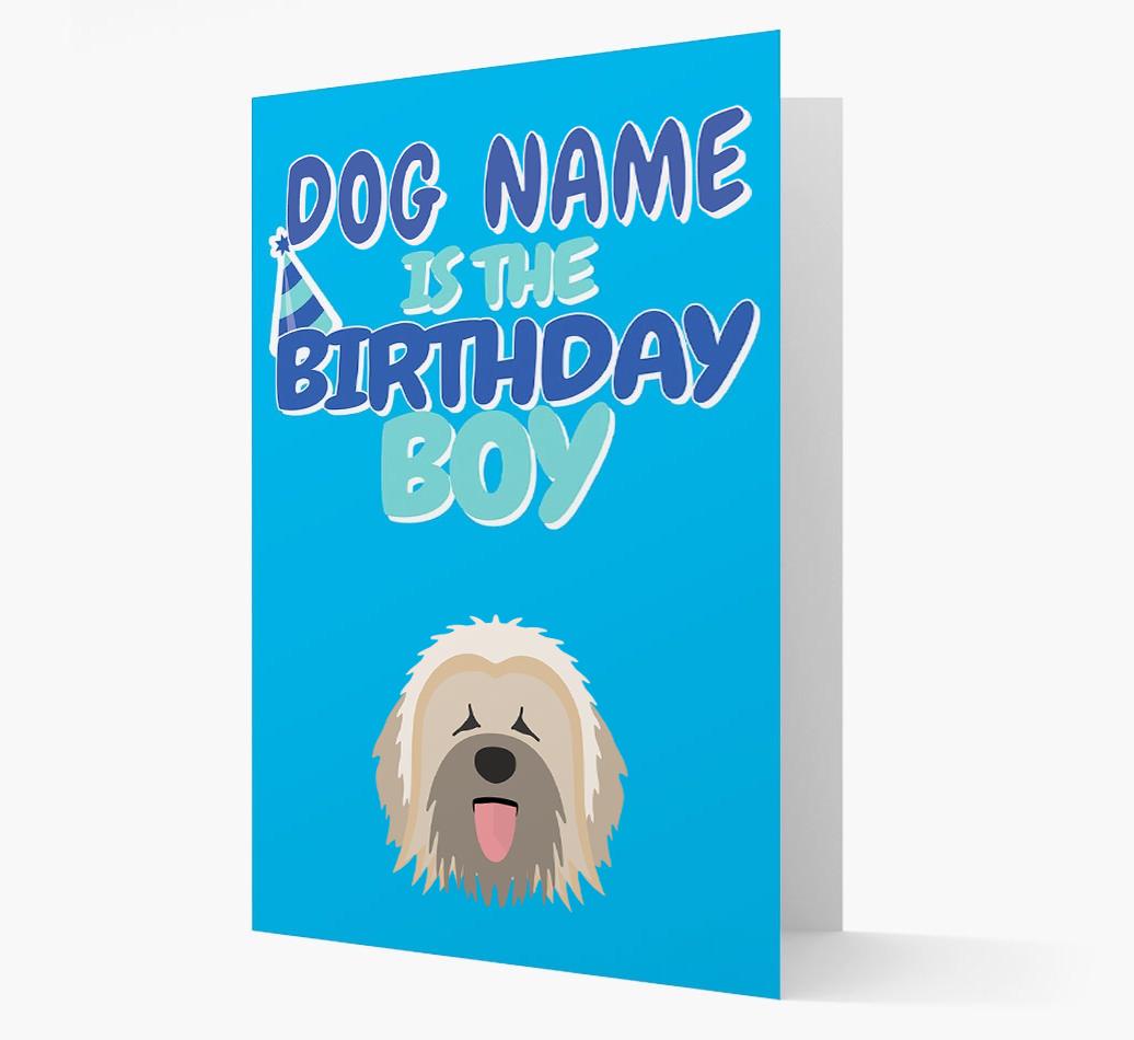 'Birthday Boy' Card with {breedFullName} Icon