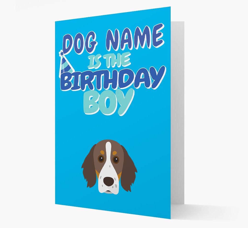 'Birthday Boy' Card with {breedFullName} Icon