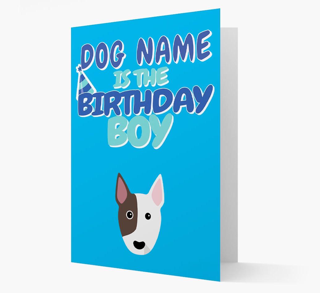 'Birthday Boy' Card with {breedFullName} Icon